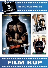 lucky number slevin / 16 blocks / the whole nine yards - action film box - DVD