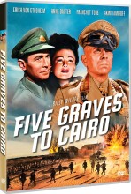 ørkenens hemmelighed / five graves to cairo - DVD