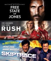 free state of jones // rush // skiptrace - DVD