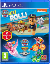 paw patrol: on a roll! & paw patrol mighty pups: save adventure bay! - 2 games in 1 - PS4