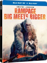 rampage - out of control - limited steelbook - 2018 - 3D Blu-Ray