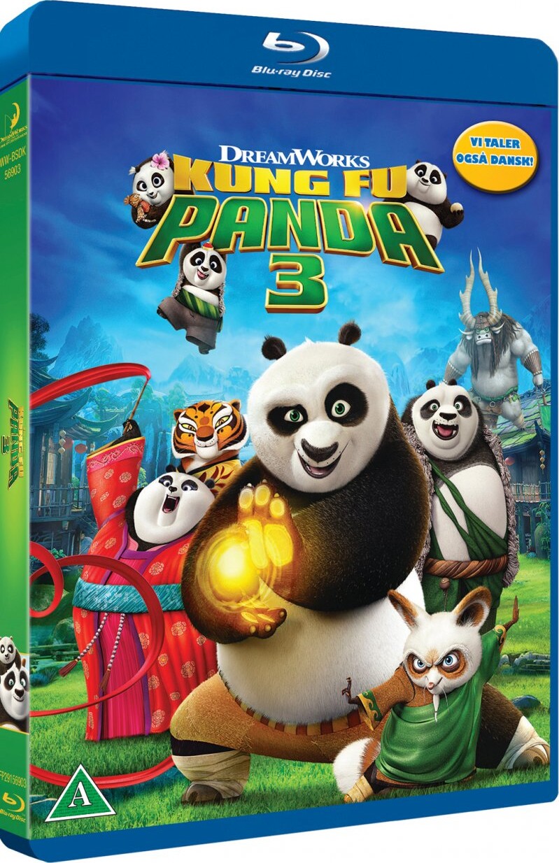 trussel melodisk Reklame Kung Fu Panda 3 | Blu-Ray Film | Dvdoo.dk