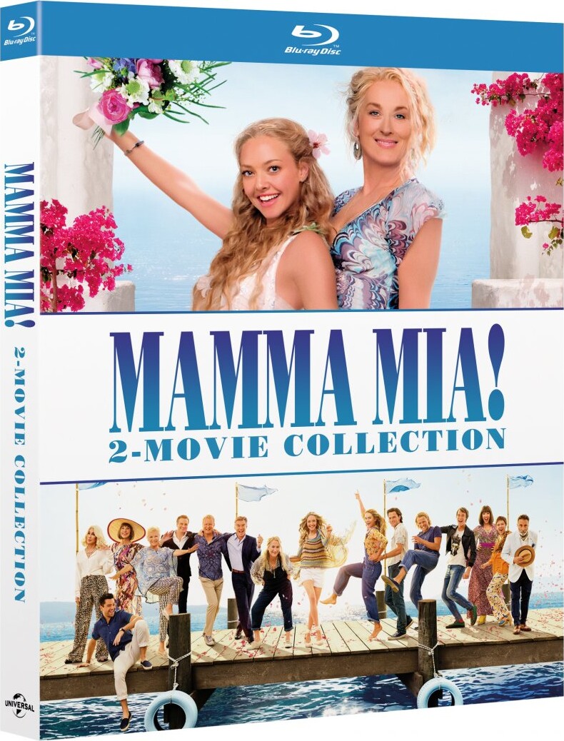 Mamma Mia 1 The Movie Mamma Mia 2 Here We Go Again Blu Ray Film Dvdoodk 4986