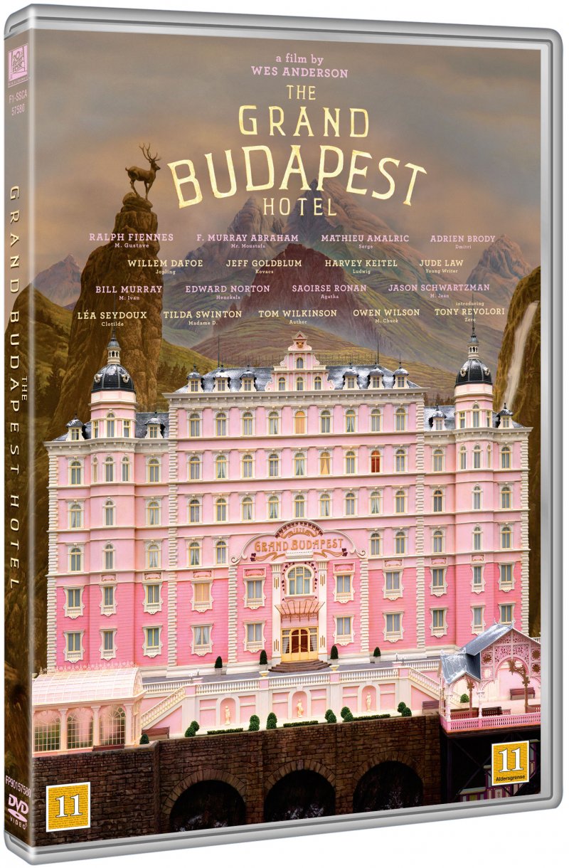 Grand budapest hotel dvd
